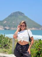 Camiseta Vamos Mulherar o Mundo - Off White