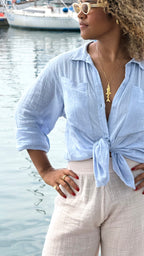 Camisão Levíssimo Brisa - Azul Pastel
