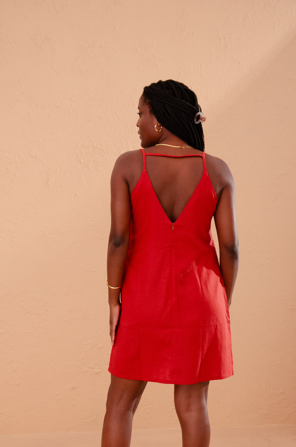 Vestido Natu Linho - Terra