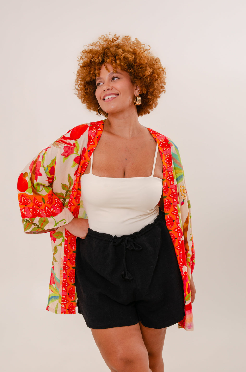Kimono Estampado - Tropicana