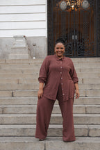 Conjunto Calça Levíssima + Camisão Levíssimo - Marrom