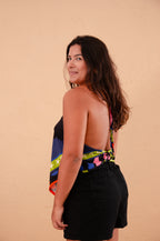 Short Jeans Elástico - Preto