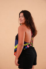 Short Jeans Elástico - Preto