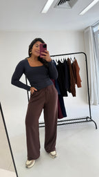 Blusa Poliamida Manga Longa - Preta