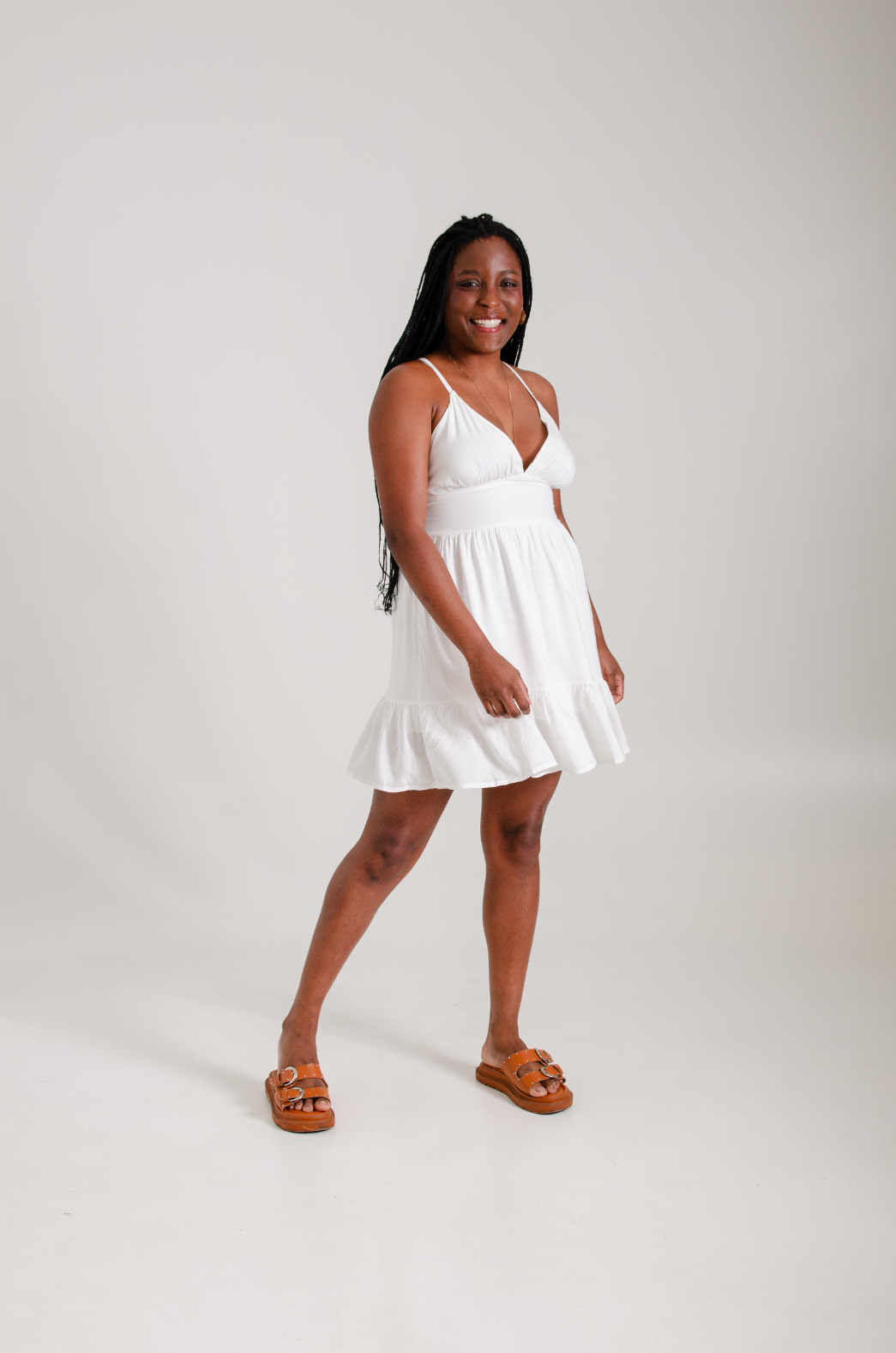 Vestido Curto Verano - Branco