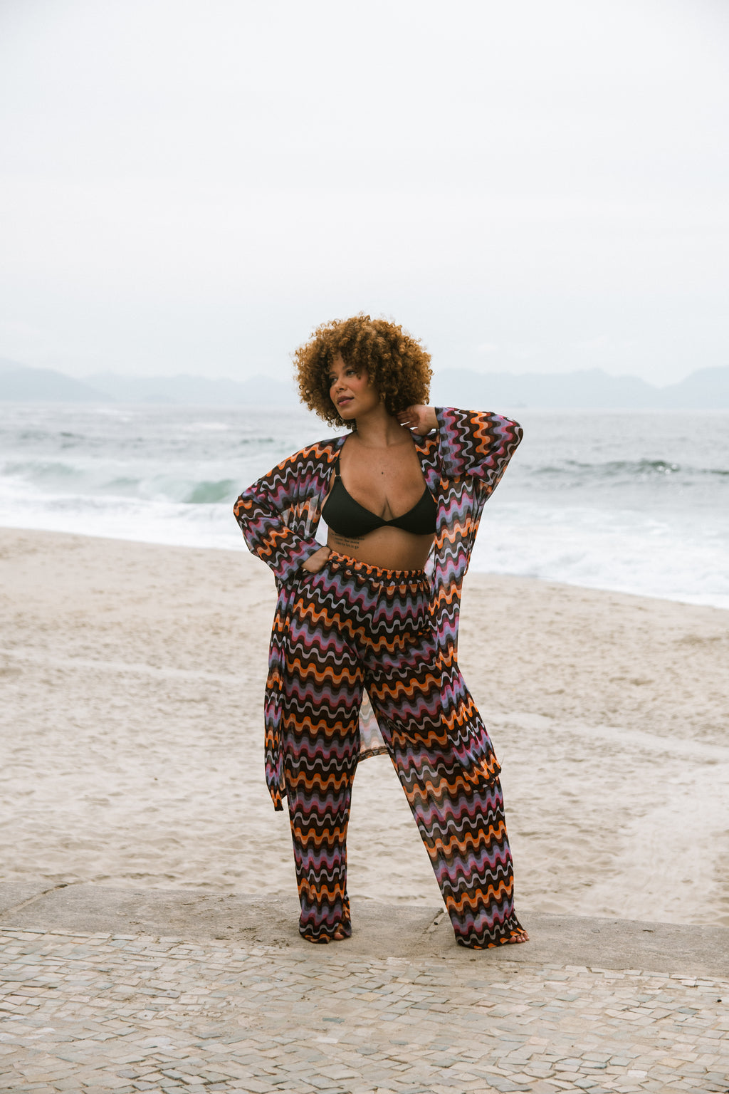 Conjunto Chemise + Calça Tule - Rio 70