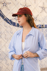 Camisão Listrado - Azul