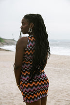 Vestido Curto Drapeado Tule - Rio 70