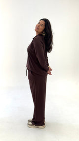 Conjunto Moletinho - Marrom