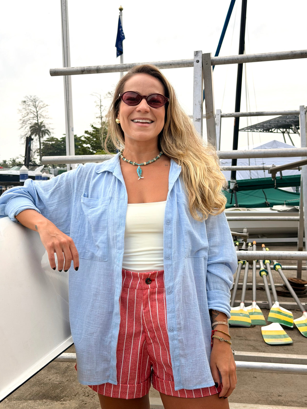 Camisão Levíssimo Brisa - Azul Pastel