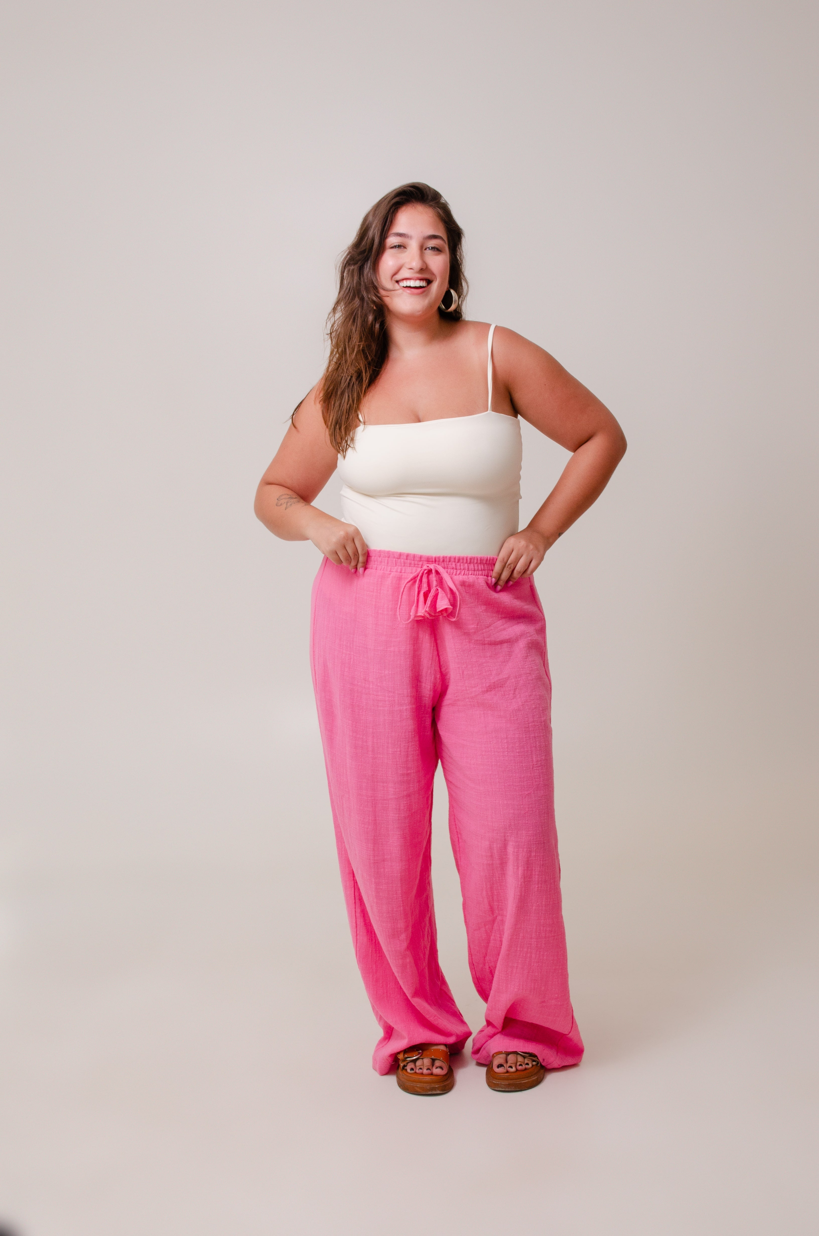 Conjunto Calça Levíssima + Camisão Levíssimo - Rosa