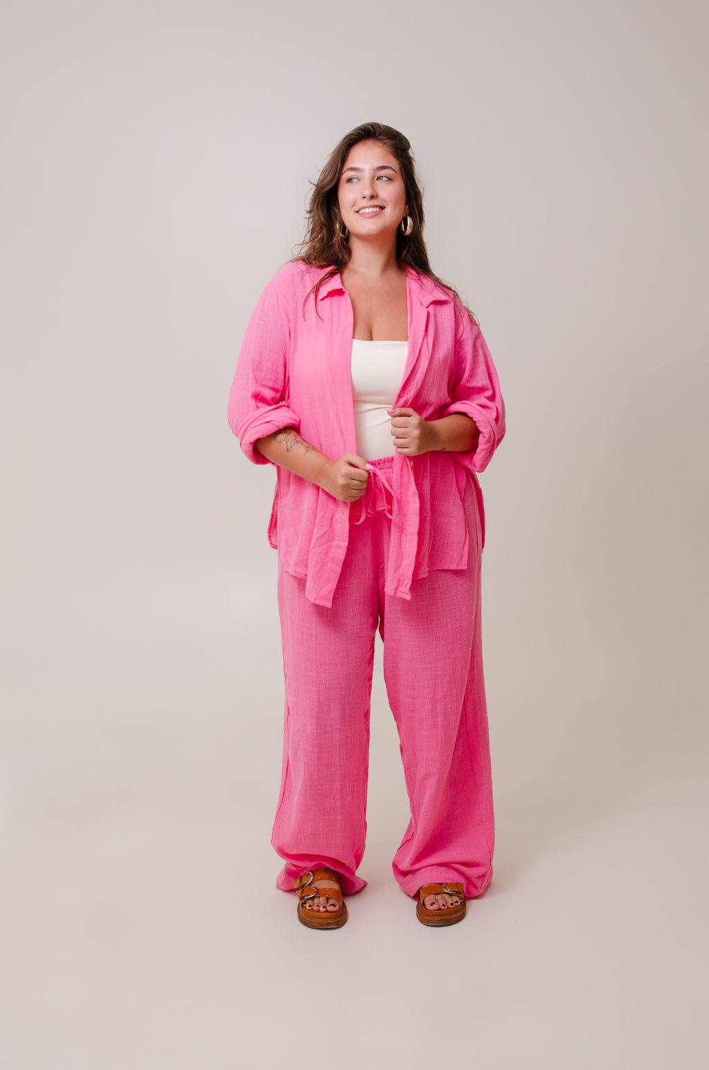 Conjunto Calça Levíssima + Camisão Levíssimo - Rosa