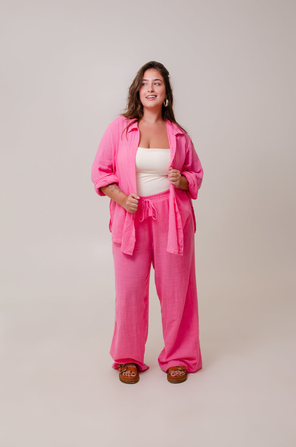 Conjunto Calça Levíssima + Camisão Levíssimo - Rosa