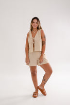 Blusa Poente - Areia