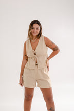 Blusa Poente - Areia