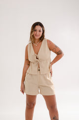 Blusa Poente - Areia