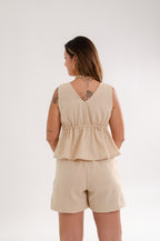 Blusa Poente - Areia
