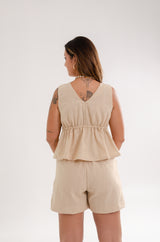 Blusa Poente - Areia
