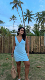 Vestido Brisa  - Azul Bebê