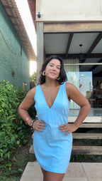 Vestido Brisa  - Azul Bebê