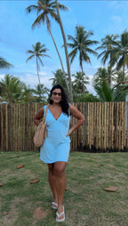 Vestido Brisa  - Azul Bebê