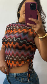 Blusa Tule Assimétrica - Rio 70