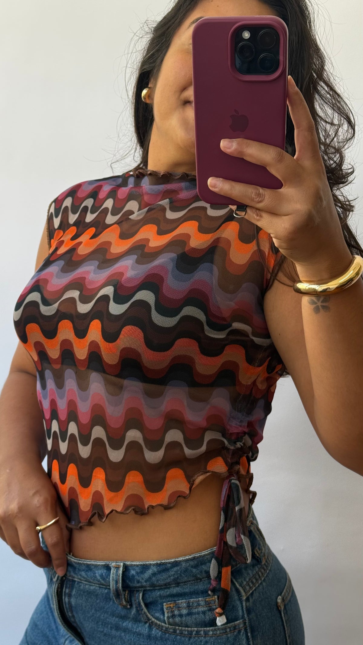 Blusa Tule Assimétrica - Rio 70