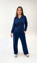 Calça Moletinho - Azul Marinho