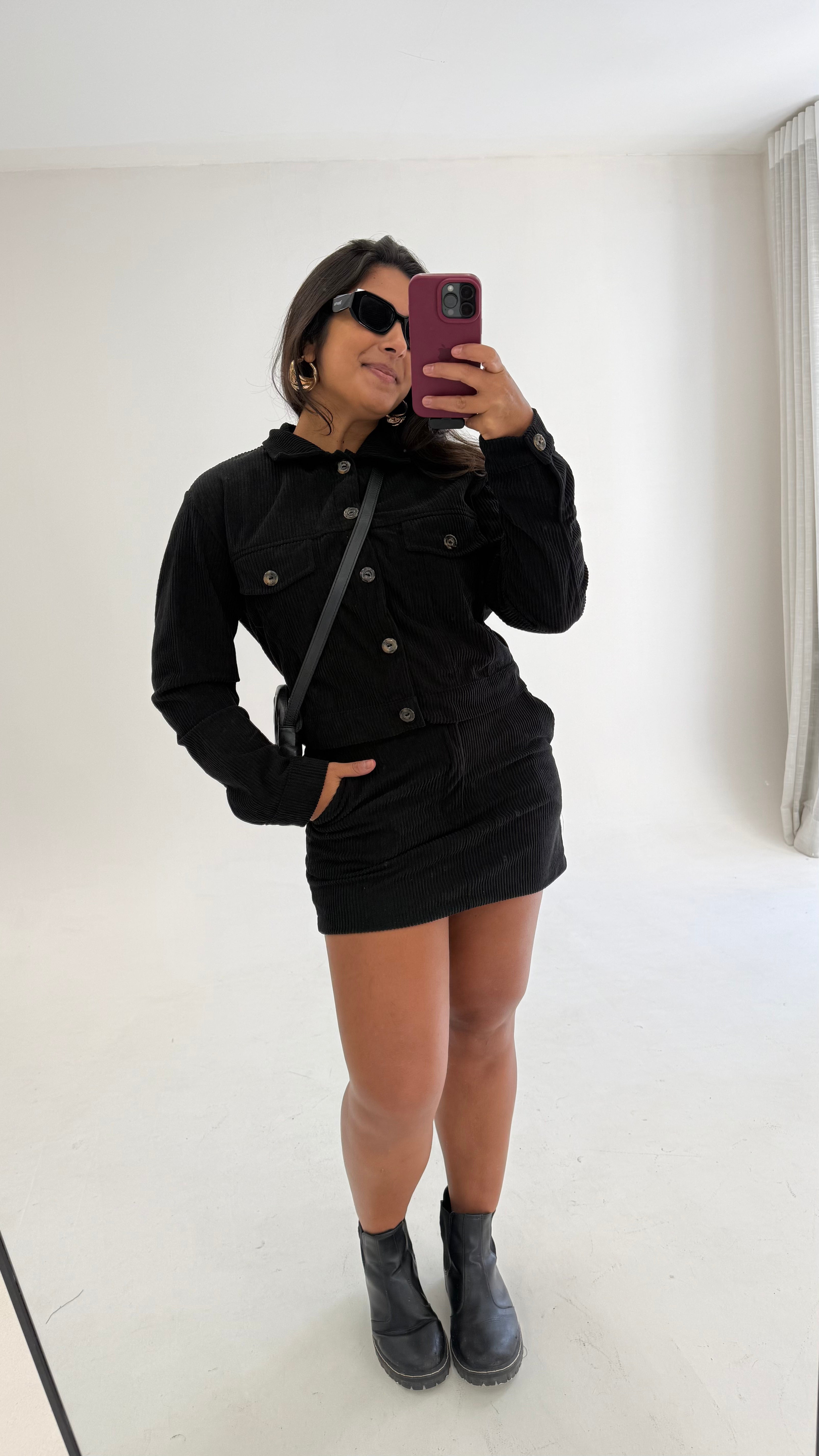 Jaqueta Cotelê - Preto