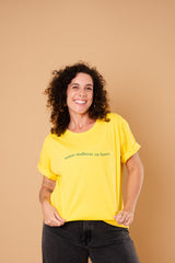 Camiseta Vamos Mulherar os Bares - Amarela