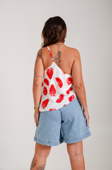 Blusa Um Ombro Só - Fruta da Estação