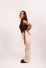 Calça Alfaiataria Essence - Areia