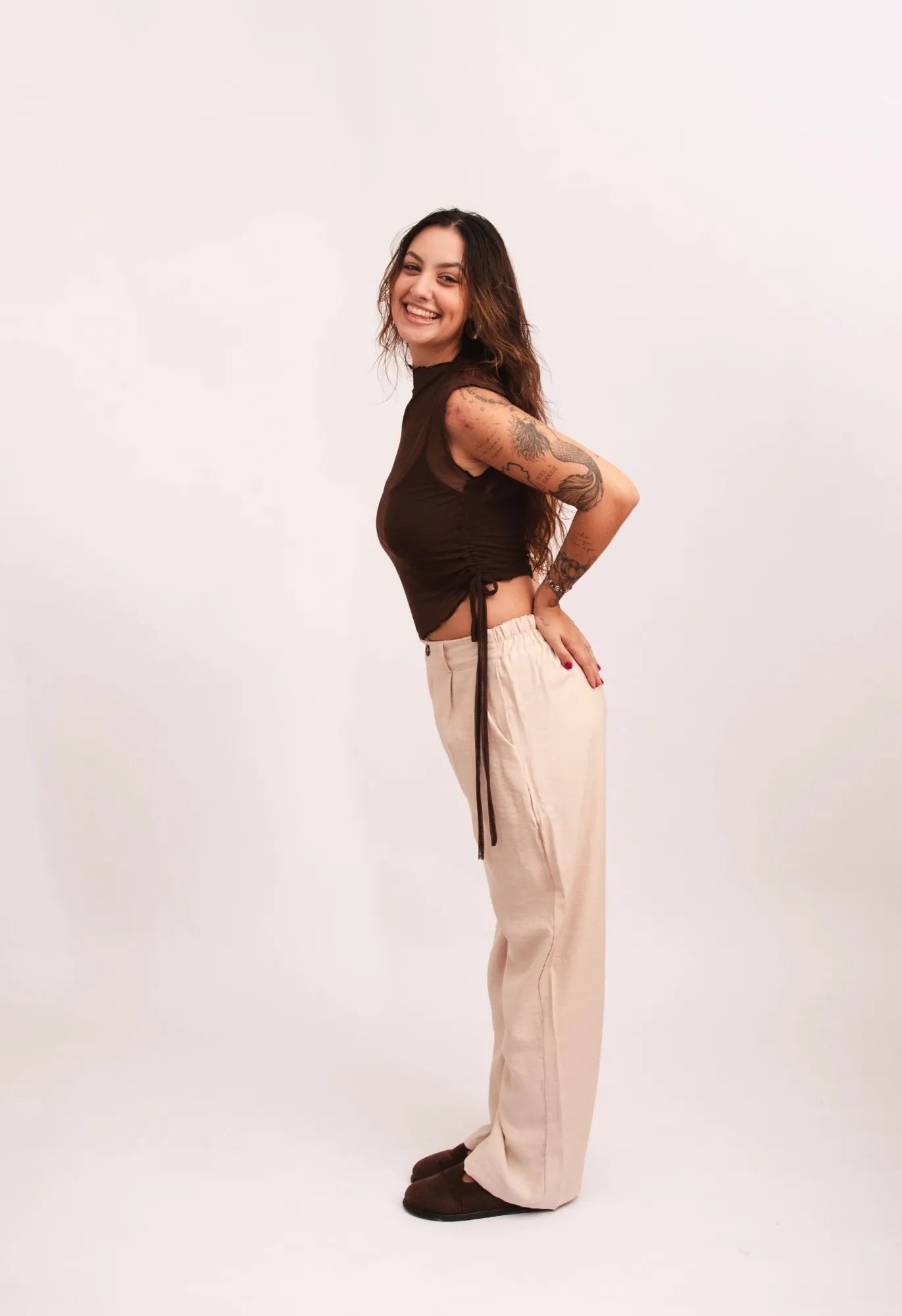 Calça Alfaiataria Essence - Areia