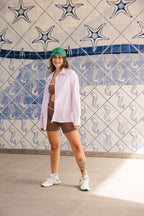 Camisão Listrado - Rosa