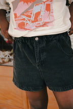 Short Jeans Elástico - Black Jeans
