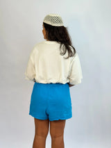 Camiseta Básica Over - Off White