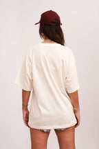 Camiseta Básica Over - Off White