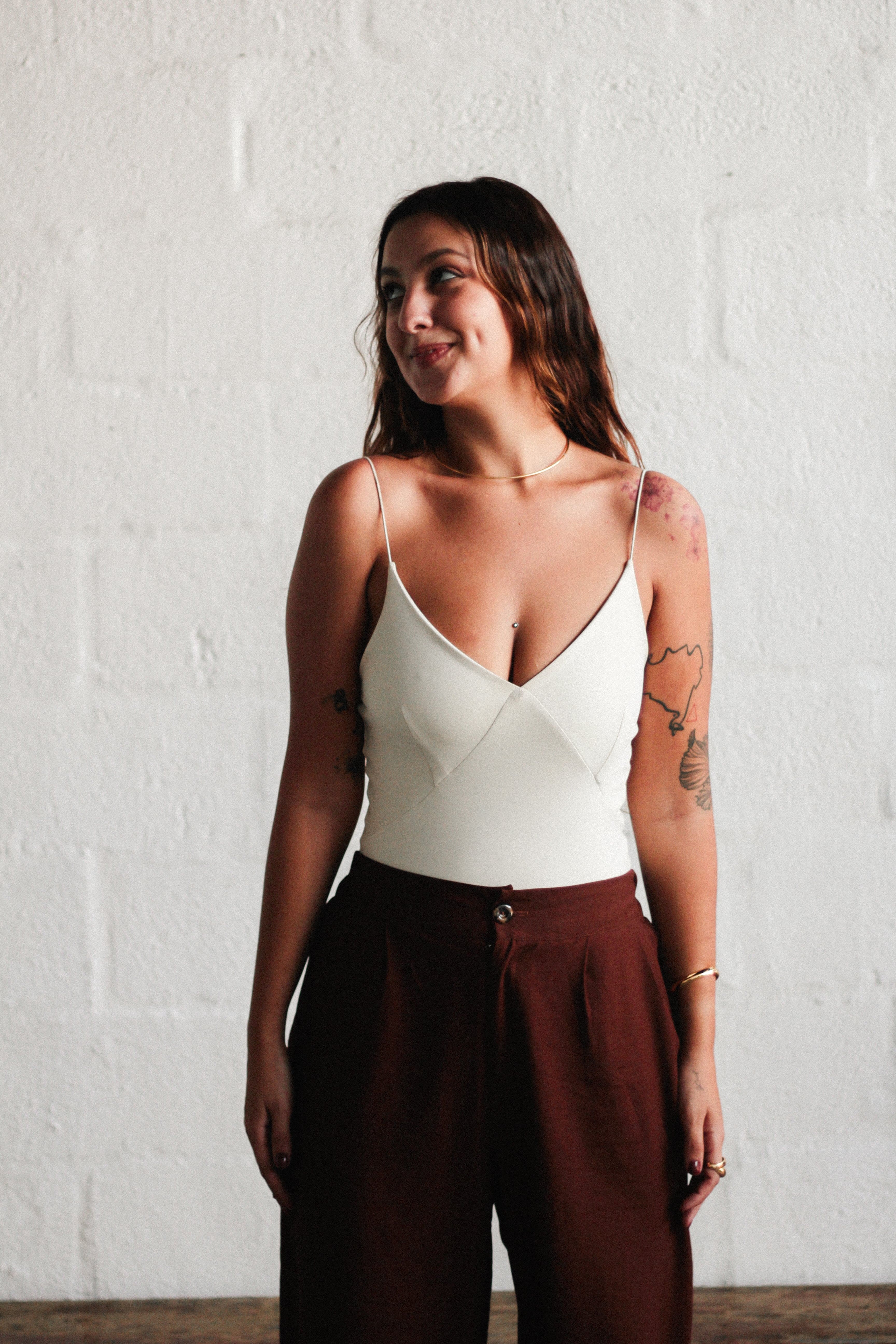 Blusa Essence Poliamida - Off White