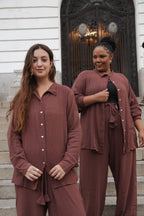Conjunto Calça Levíssima + Camisão Levíssimo - Marrom