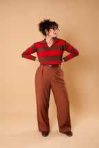 Calça Alfaiataria Essence - Marrom