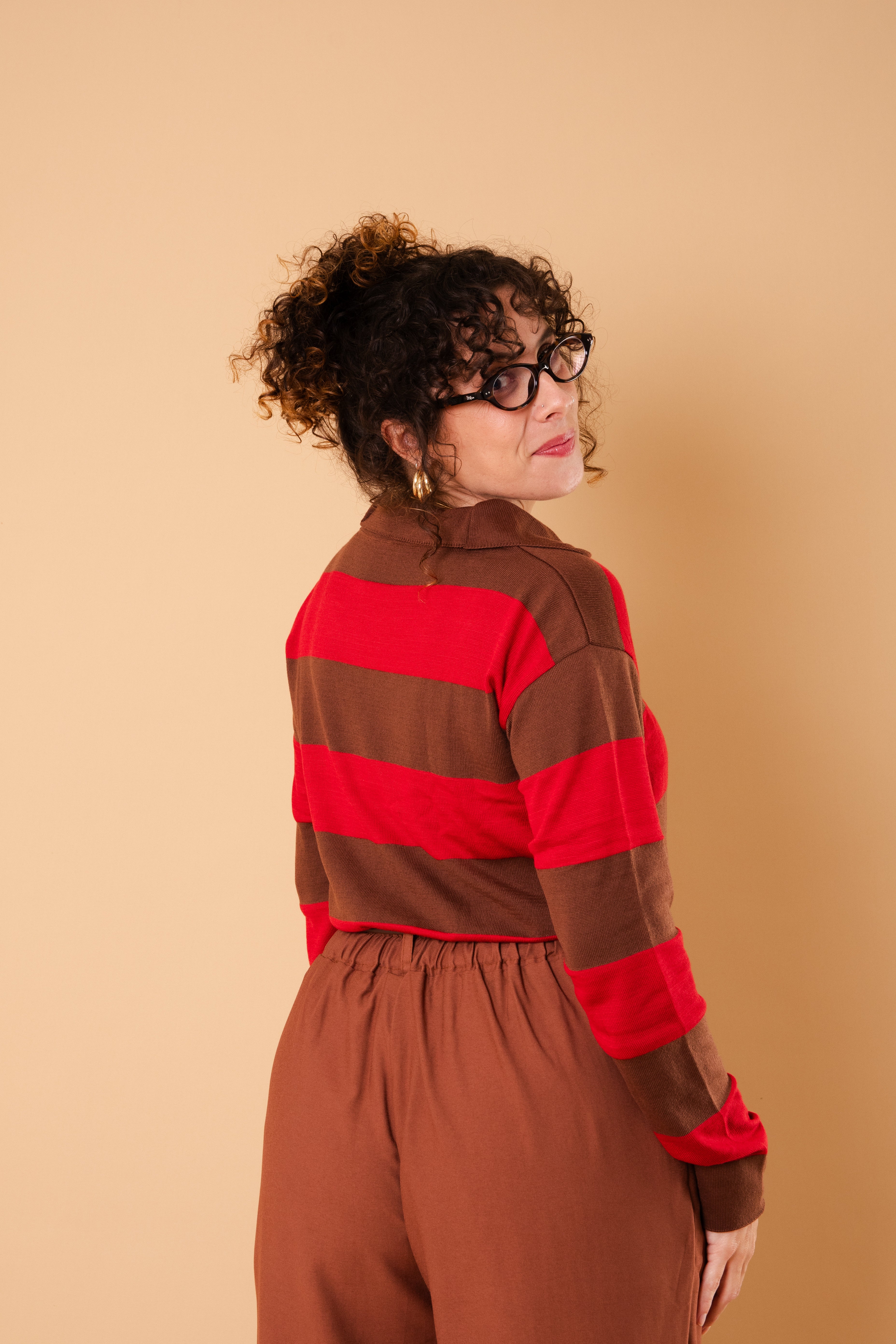 Kit 2 Suéters Tricot - Vermelho/Rosa & Vermelho/Marrom