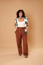 Calça Alfaiataria Essence - Marrom