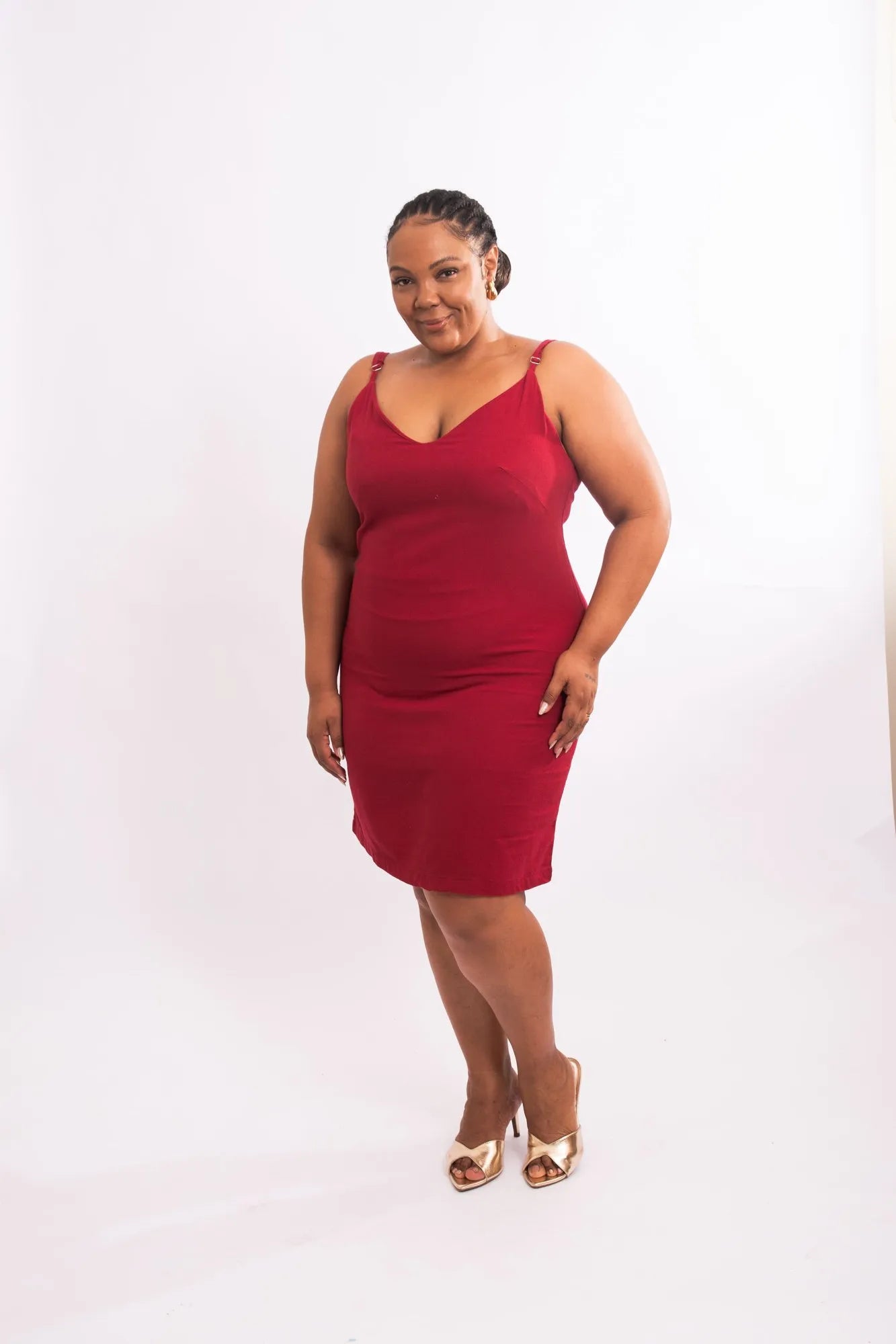 Vestido Natu Linho - Vinho