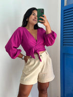 Blusa Paulinha - Uva