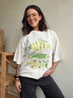 Camiseta over Peixes - Verde