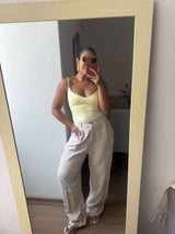 Blusa Essence Poliamida - Amarelo Manteiga