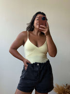 Blusa Essence Poliamida - Amarelo Manteiga