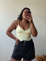 Blusa Essence Poliamida - Amarelo Manteiga