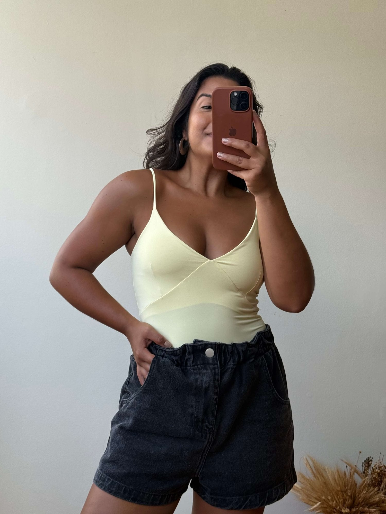 Blusa Essence Poliamida - Amarelo Manteiga