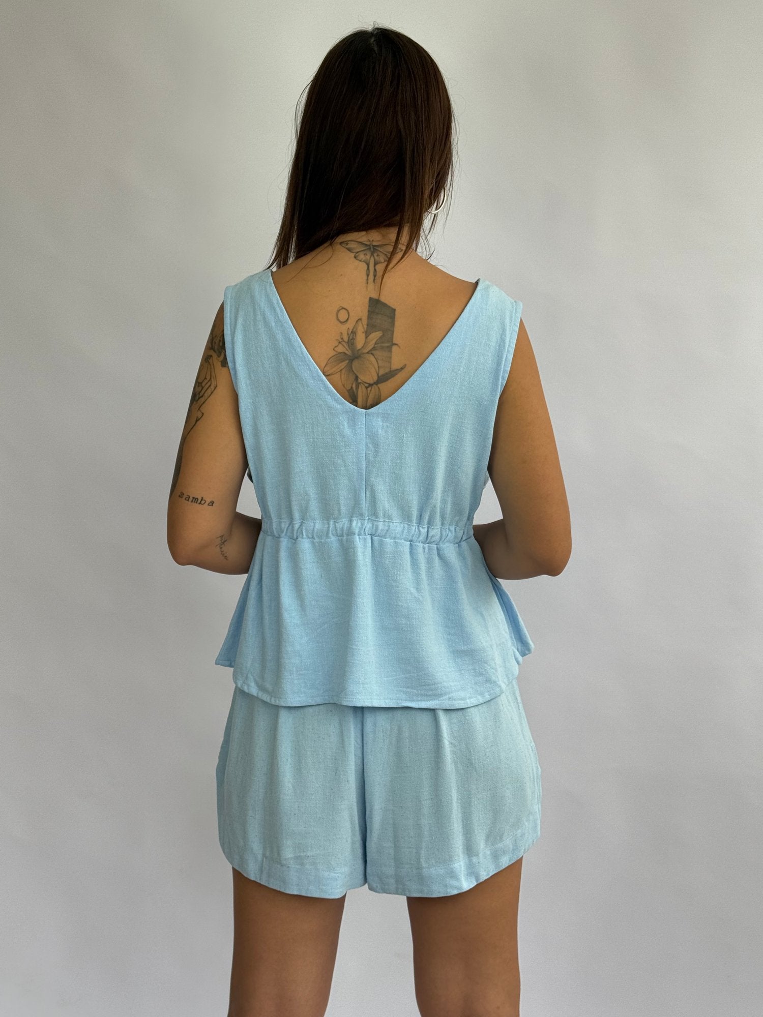 Short Belize - Azul claro